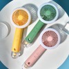 Portable Handheld Fan Mini Pocket Fan with Humidifier Nightlight Rechargeable