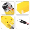 AEDIKO 8pcs TT Motor Dual DC 3-6V Gearbox Motor 200RPM