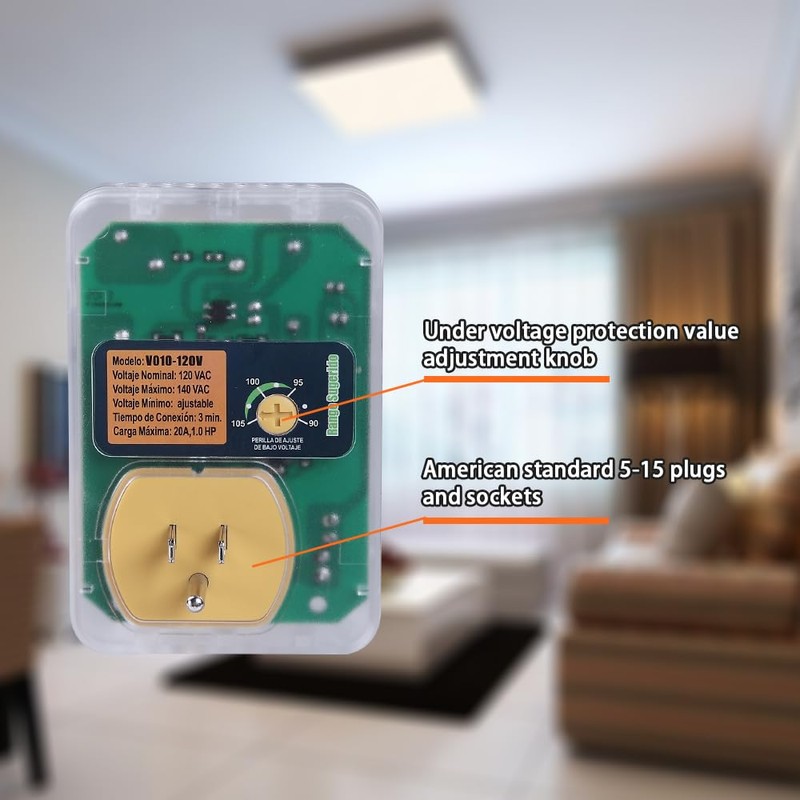 BXST One Outlet Plug Protector de tensión para el hogar