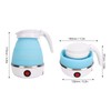 Foldable Portable Kettle Quick Boiling Safe Collapsible Electric Travel Water