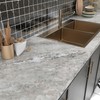 Stickyart Elegant Gray Marble Contact Paper - Waterproof Peel &