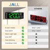 JALL 16" Large Digital Wall Mount Clock, Count Down Timer,