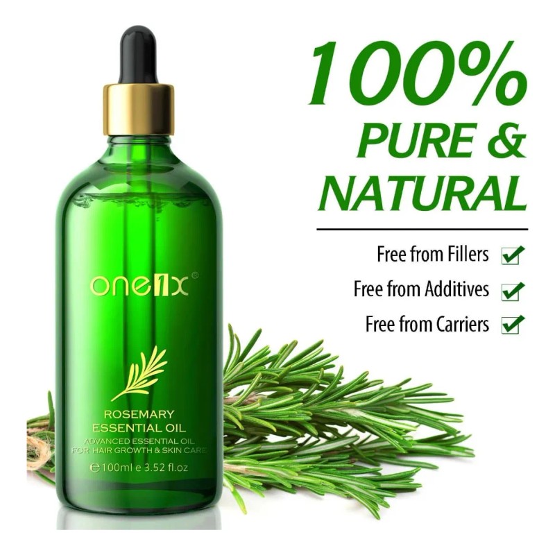 Aceite Esencial Romero Fortalecedor Cabello Barba Piel 100ml