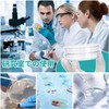 Petri Dishes, Disposable Petrisara, Plastic with Lid, Clear, Laboratory Supplies,