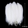 100PCS White Goose Feather 6-8inch Mixed Jewelry Making Crafts Swan