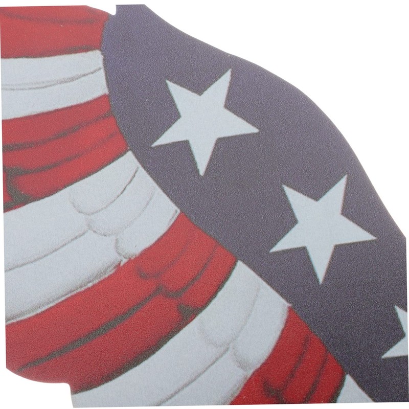 WOONEKY Metal Eagle American Flag Wall Decor Patriotic Wall Art