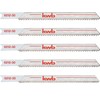 kwb Jigsaw blades for metal, made of sturdy bi-metal, highly