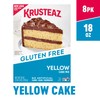 Krusteaz Gluten Free Yellow Cake Mix, No Artificial Flavors, Colors,