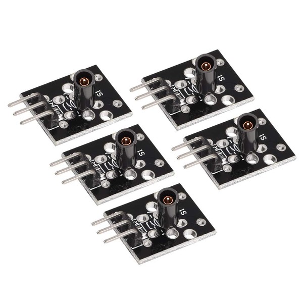 Uxcell Vibration Switch Sensor Module KY-002 SW-18015P Shock Vibration Switch Sensor Module for Arduino (Pack of 5)