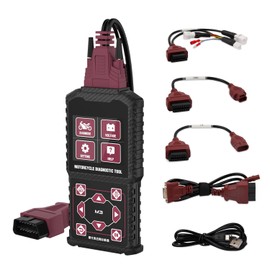 M3-C Motorcycle Diagnostic Motorcycle Code Reader Scanner Motorcycle Diagnostic Tool with Voltage Test Quick test for SU*ZUKI EU*ROV VESP*A OBDII