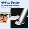 Eyeglass Nose Pads 10 Pairs Silicone Anti-Slip Stick-On Airbag Pads