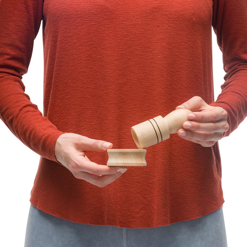 REDECKER Paper Pot Press, Untreated Beechwood Tool for Creating Biodegradable