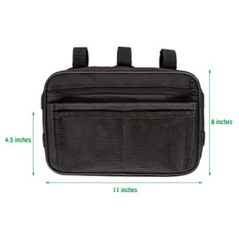 MDSTOP - Bolsa de almacenamiento con asas de pasajero para Jeep Wrangler JK TJ YJ CJ MINGLI y Jeep Gladiator JT 2020, organizador de bolsa de almacenamiento multiusos, bolsa de malla de poliéster para