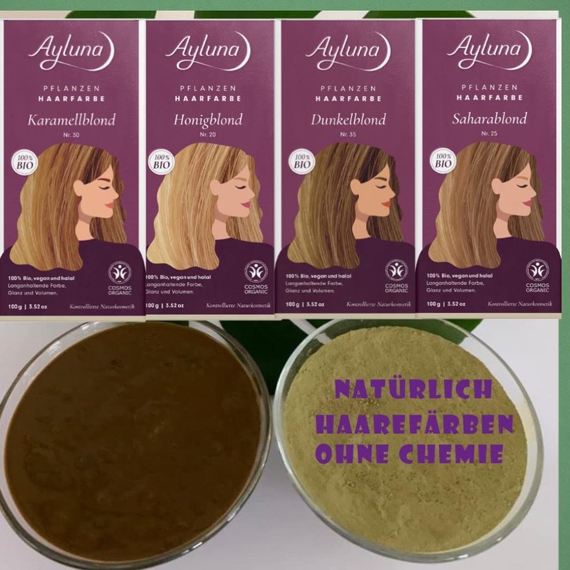 Ayluna Plant Hair Colour 100 Hair Colour 90 Bordeaux Red