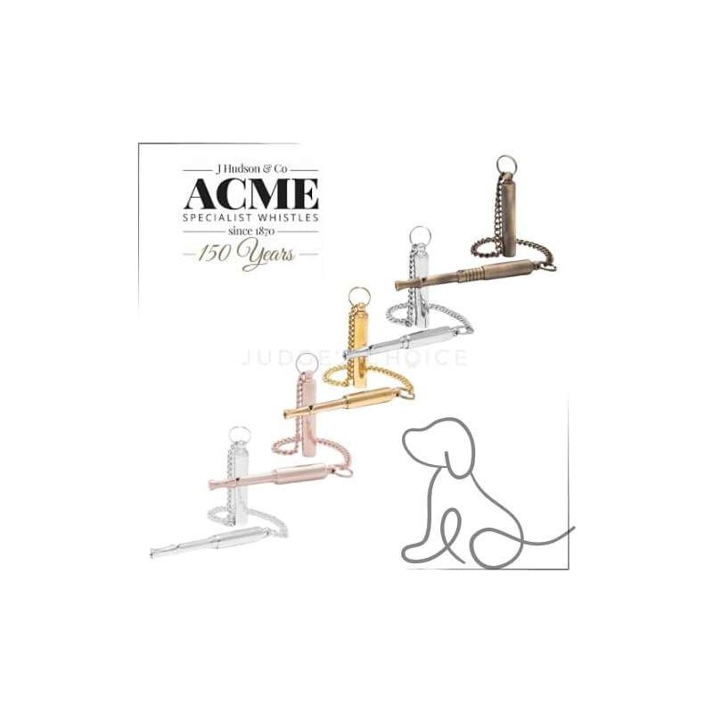 ACME original 'silent' dog training whistle no. 535. Adjustable frequency.