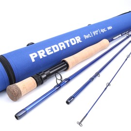 Maxcatch Predator Saltwater Fly Fishing Rod: 9ft, 4-Piece, 9/10 Weight (9' 8wt)