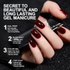 GAOY- Esmalte de uñas en gel rojo oscuro, 16 ml,