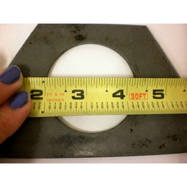 NOOTO BSP-2 2" Weld on Support Plate fit for Trailer Jack