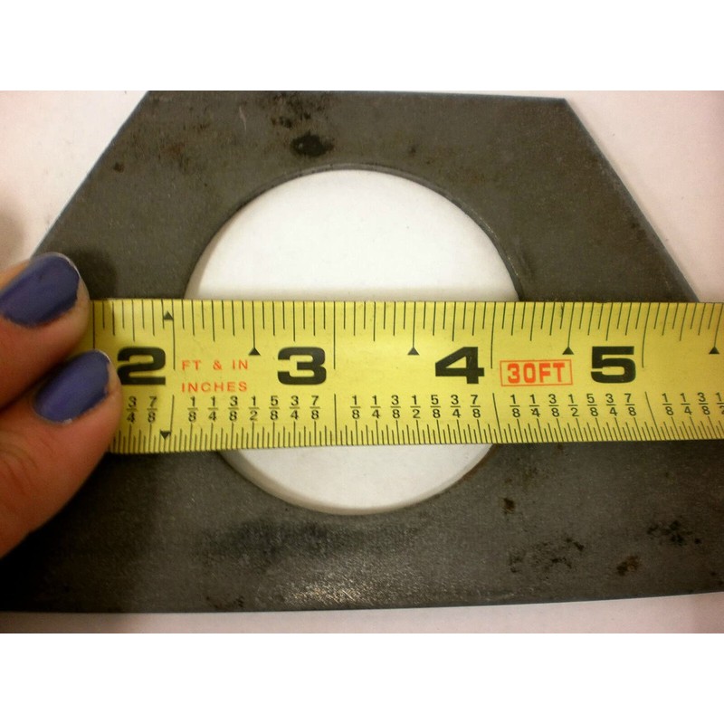 NOOTO BSP-2 2" Weld on Support Plate fit for Trailer