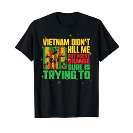 Vietnam Veterans Day Orange Agent Victims Retired Soldiers T-Shirt