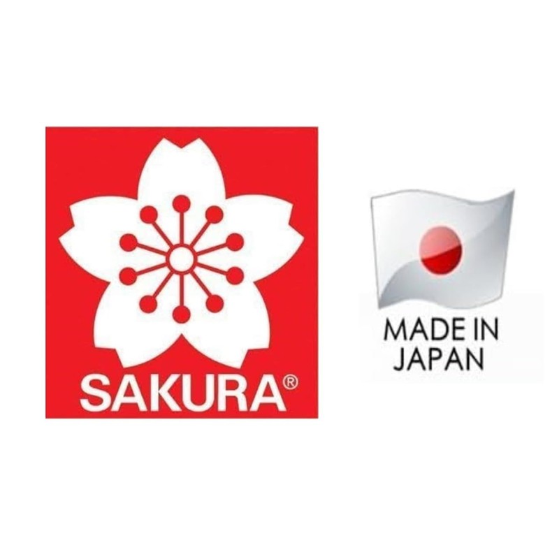 Sakura Pigma Micron-Set 7 Fineliners .005,01,02,03,05,08, Brush Made in Japan