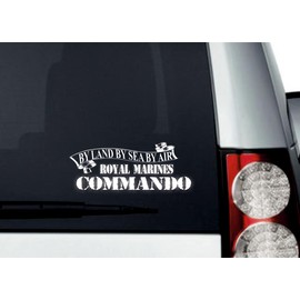 Royal Marines Commando Internal Back Window Car Sticker