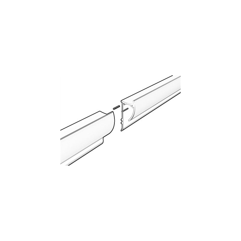 STAS Paper Rail (19.7 inch, Matte Silver)