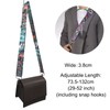 XNJIHWA 2Pcs Handbag Straps Crossbody 3.8cm Shoulder Strap Adjustable 73.5-132cm