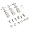 3pcs Toggle Switch Matte Chrome Coating Heavy Duty Toggle Flick