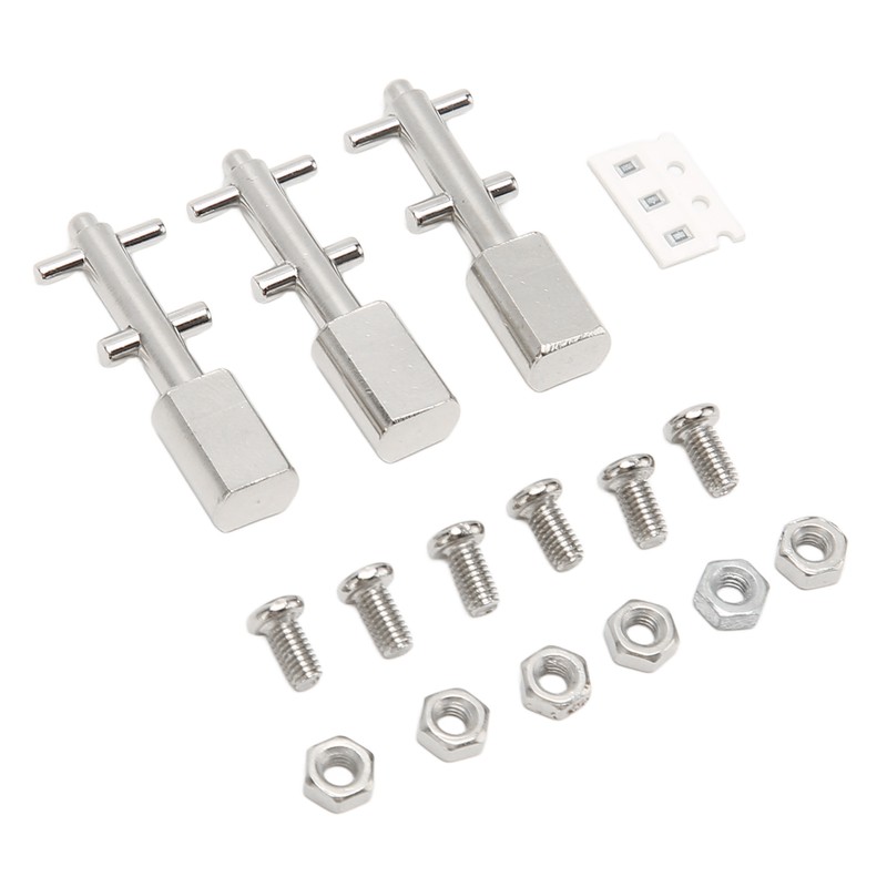 3pcs Toggle Switch Matte Chrome Coating Heavy Duty Toggle Flick
