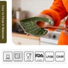 Leaf Spoon Rest, Leaf-shaped Ceramic Spoon Rest for Stove Top,