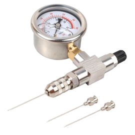 350 PSI Shock Nitrogen Shock Fill Kit with 6 Needle Head Nitrogen Needle Fill Tool Kit Compatible with RZR, Maverick X3, YXZ, Arctic Cat, ATV, UTV, snowmobile shocks