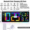 TXL 13.7" Bluetooth Large LED Digital Wall Clock with Night