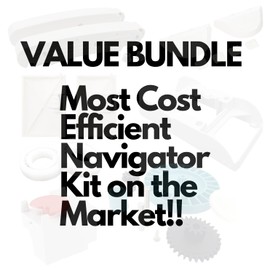 Swimables Automatic Pool Cleaner Rebuild Kit for the Hayward Navigator 925ADC and 2025ADC | Value Bundle Includes Front and Rear Flaps, Shoes, Wings, Pods and Lower Body Assembly | Made in USA