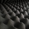 Yaolabjer 48"X 24"X 2" Egg Crate Foam Panel, Black Sound