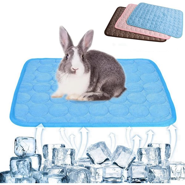 HAICHEN TEC 3 PCS Summer Cooling Mat for Rabbit, Washable