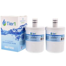 Tier1 RWF1050 5231JA2002A Refrigerator Water Filter | Replacement for LG LT500P & Kenmore 9890 Fridge Filter - Up to 12 Months Supply | Easy Install | Odor Control | Enjoy Great Tasting Water (2-pk)