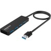 OBERSTER USB C Hub, 4-in-1 USB C Multiport with Fast