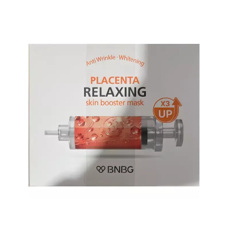 BNBG 스킨부스터 플라센타 마스크팩 10개입 BNBG Skin Booster Placenta Mask
