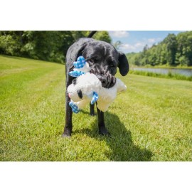 Plush Medium Lamb Chop Dog Toy with Squeaker