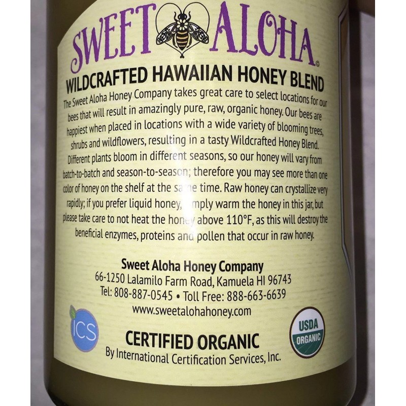 Sweet Aloha: Delightful Flavors of Organic Multi Floral Honey from