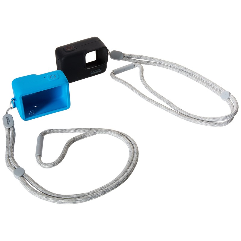 GoPro HERO7 Black Bundle de Accesorios - Funda Sleeve Lanyard