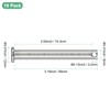 M METERXITY 10-Pack Single Hole Clevis Pins, M8 x 80mm