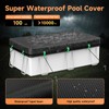 12x24 FT Rectangular Pool Cover, Solar Covers for Above Ground
