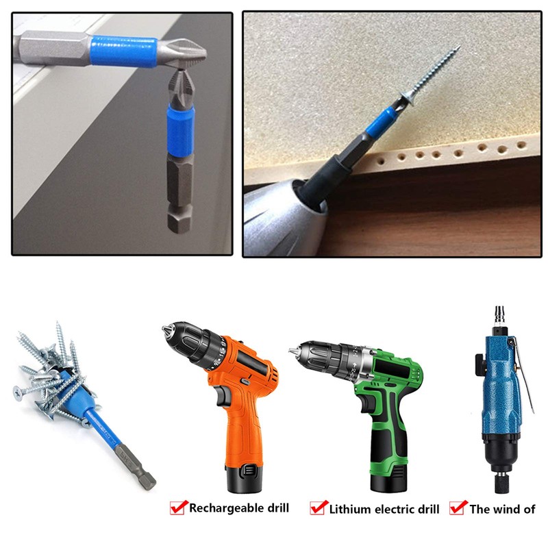 Biaungdo 10Pcs Magnetic PH3 Phillips Bits Set 3.5 inch Long
