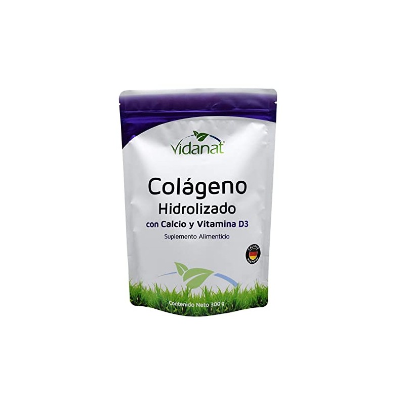 Colágeno Hidrolizado con Calcio y Vitamina D3 Vidanat 300g