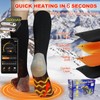 Heated Socks with App Control 5000mAh*2 Rechargeable Electric Heated Socks