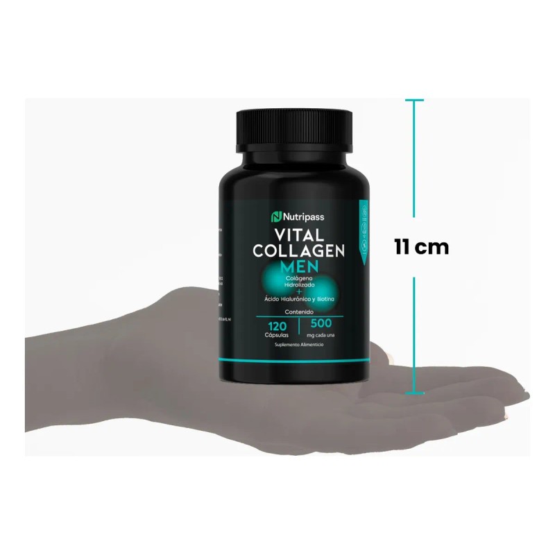 Vital Collagen Men Nutripass Colágeno 120 Cápsulas