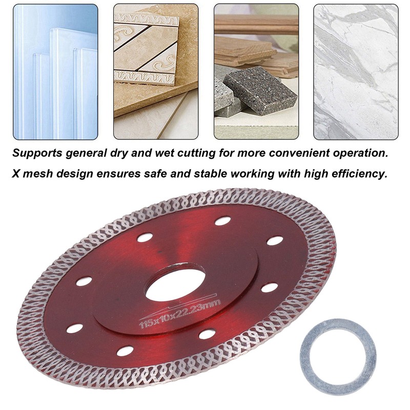 Diamond Saw Blade 115mm Dry Wet Cut Cutting Disc Wheel