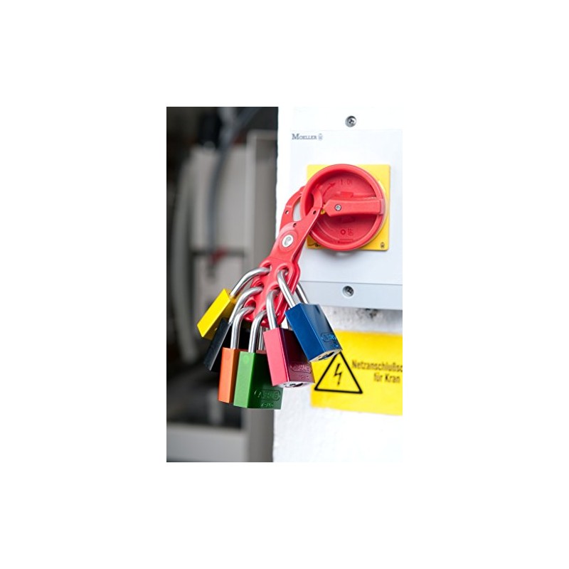ABUS Yellow 72/30 Lockout Tagout Padlock w/ 1" Shackle, Single